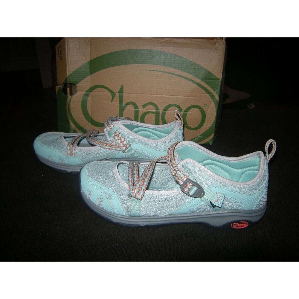 Brand New Womens Quito Blue Chaco Evo Mry Sandals, Size 10.5